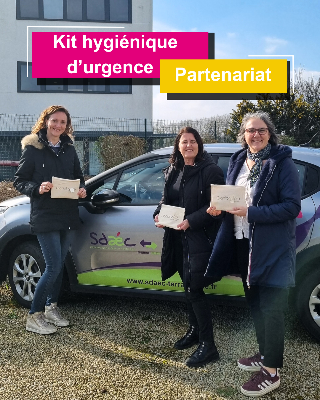 kit hygienique d'urgence de claripharm